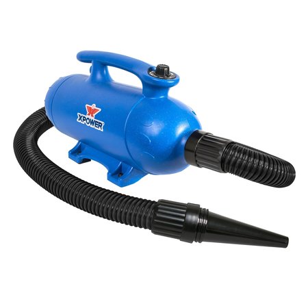 XPOWER 4 HP, 160 CFM, 12 Amps, Variable Speed, Double Motor Professional Force Air Pet Dryer B-25
